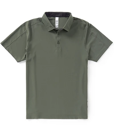 RHONE Regatta Pique Short Sleeve Polo Shirt