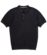 RHONE Resolve Pique Short Sleeve Sweater Polo Shirt