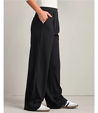 RHONE Revive™ High Rise Wide Leg Knit Trouser Pants
