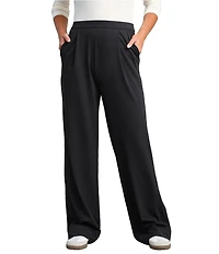 RHONE Revive™ High Rise Wide Leg Knit Trouser Pants