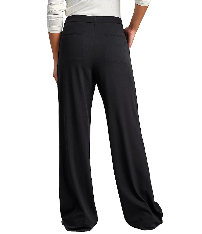 RHONE Revive™ High Rise Wide Leg Knit Trouser Pants