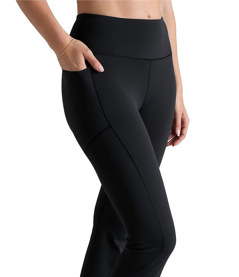 RHONE Revive Wide Double Layer Waist Flare Leg Leggings