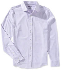 Rhone Slim Fit Commuter Gingham Long Sleeve Woven Shirt