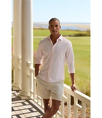 Rhone Slim Fit Commuter Gingham Long Sleeve Woven Shirt