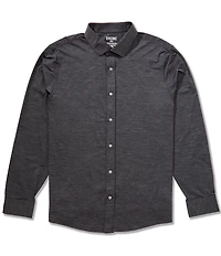 RHONE Slim Fit Commuter Oxford Long Sleeve Woven Shirt