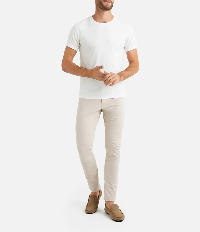 RHONE Slim Fit Flat Front Commuter Stretch Pants