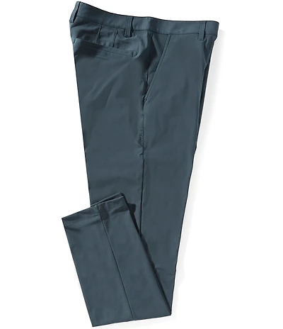 RHONE Slim Fit Flat Front Commuter Stretch Pants