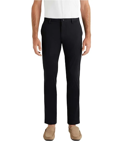 RHONE Slim Fit Flat Front Commuter Stretch Pants