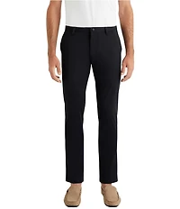 RHONE Slim Fit Flat Front Commuter Stretch Pants