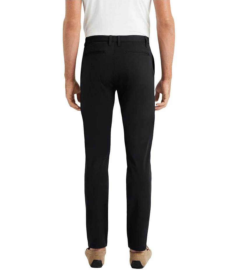 RHONE Slim Fit Flat Front Commuter Stretch Pants