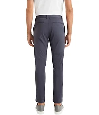 RHONE Slim Fit Flat Front Commuter Stretch Pants
