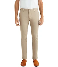 RHONE Slim Fit Flat Front Commuter Stretch Pants