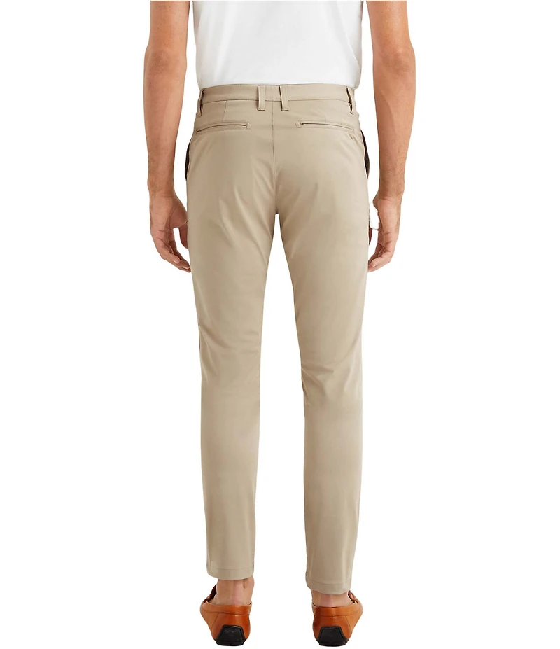 RHONE Slim Fit Flat Front Commuter Stretch Pants