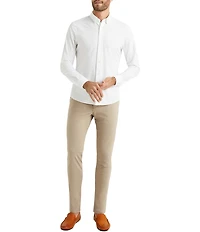 RHONE Slim Fit Flat Front Commuter Stretch Pants