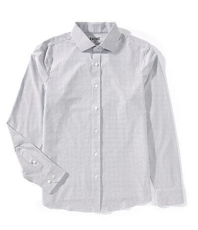 RHONE Slim Fit State of Mind Stretch Long Sleeve Woven Shirt