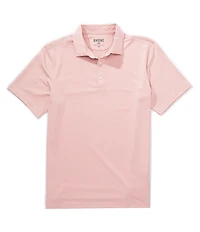 RHONE Stripe Drive Time Short Sleeve Polo Shirt