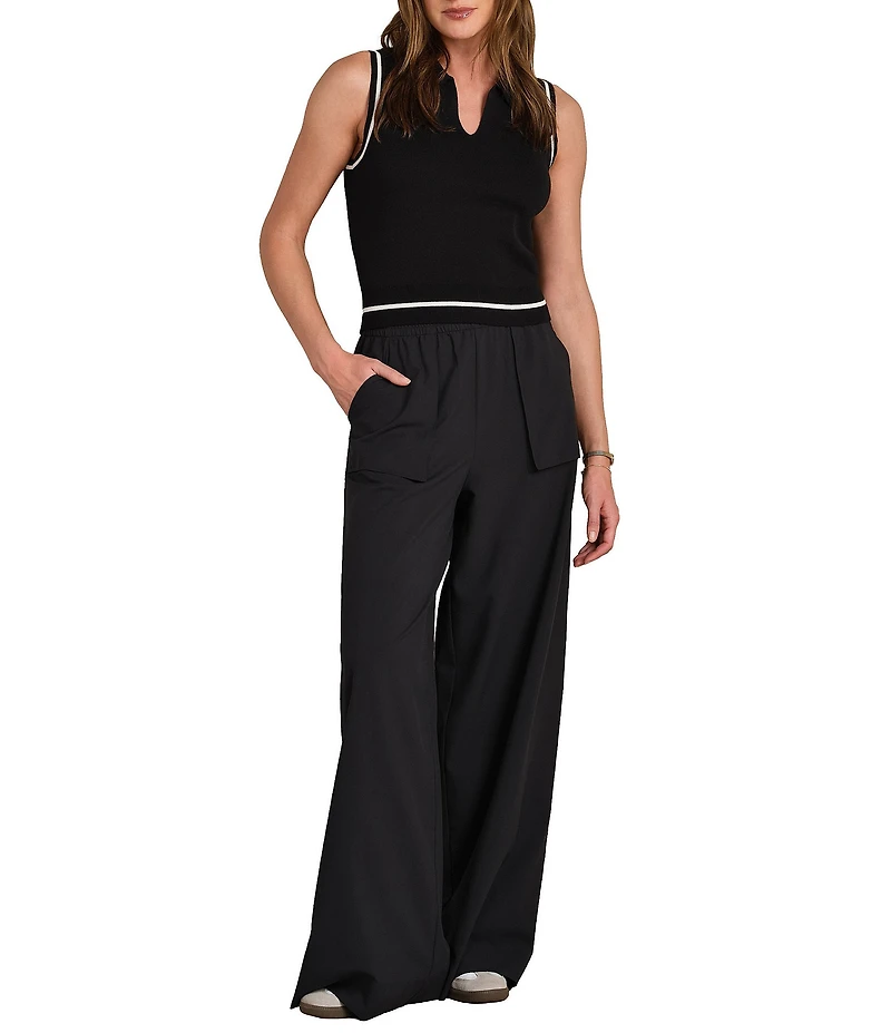 RHONE Views Polo Neck Sleeveless Top