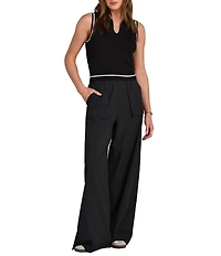 RHONE Views Polo Neck Sleeveless Top