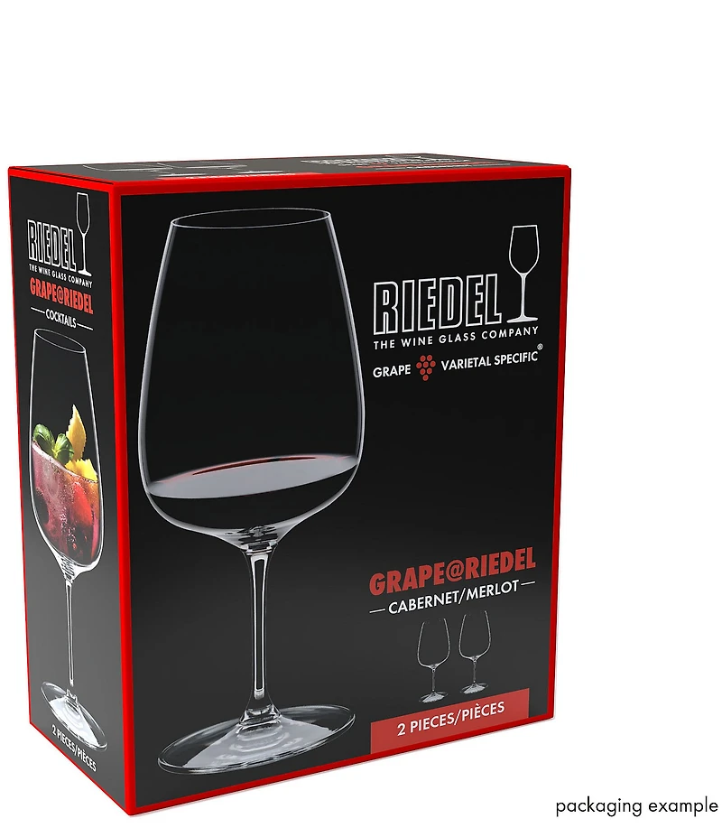 Riedel Grape@Riedel Cabernet Merlot Cocktail, Set of 2 Cabernet