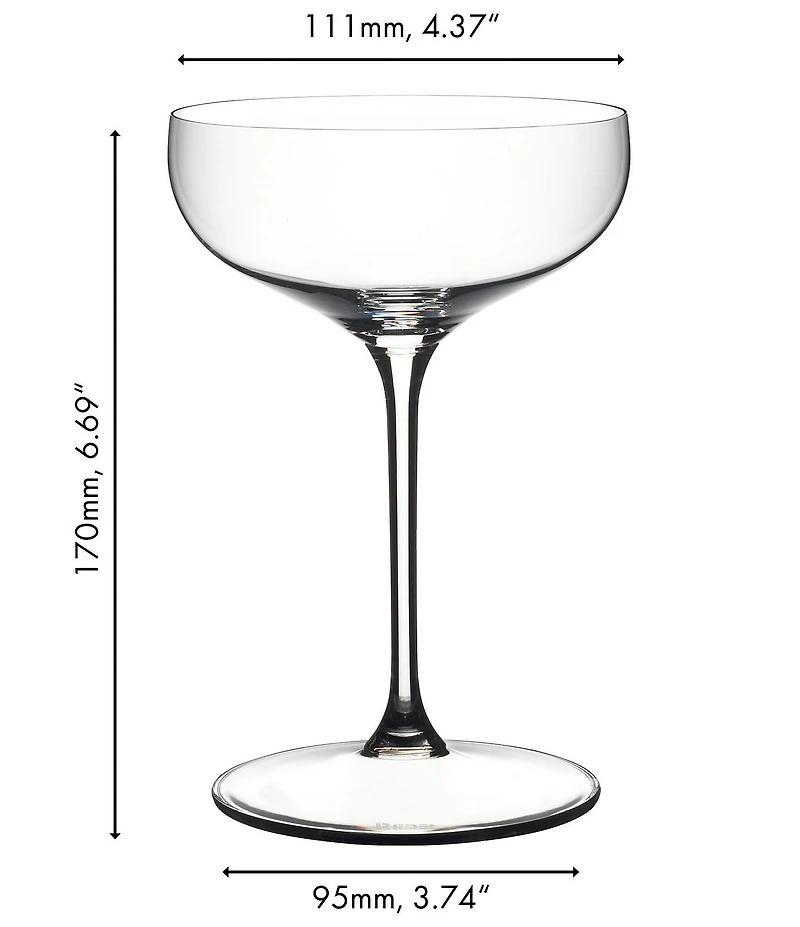 Riedel Grape@Riedel Coupe Cocktail, Set of 2