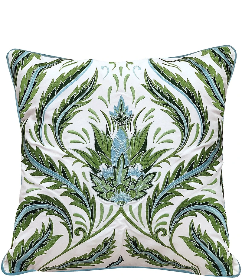 Rightside Design Morris Thistle Pattern Indoor/Outdoor Throw Pillow
