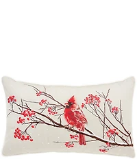 Rightside Design Winterberry Cardinal Indoor/Outdoor Throw Pillow