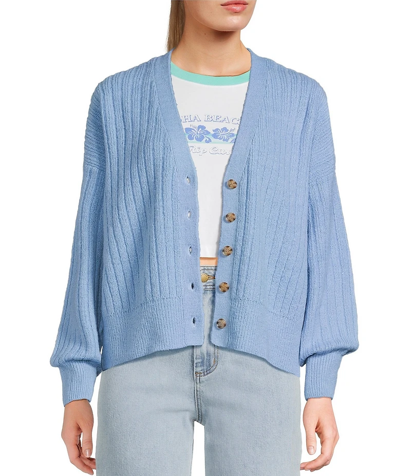 Rip Curl Afterglow Button Front Cropped Cardigan