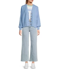 Rip Curl Afterglow Button Front Cropped Cardigan