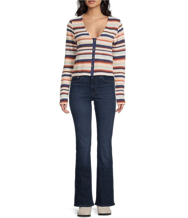 Rip Curl Bobbi Long Sleeve Striped Top
