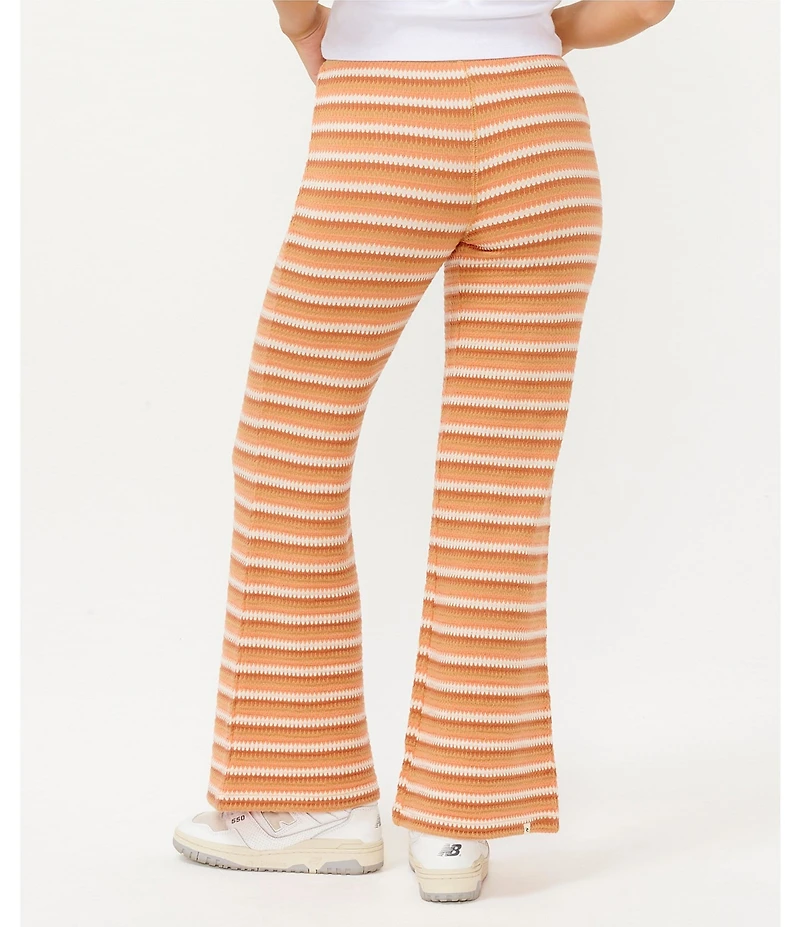Rip Curl Bobbi Stripe Mid Rise Flare Leg Pants