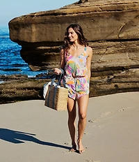 Rip Curl Cala Mid Rise Printed Coordinating Vadella Shorts