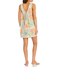 Rip Curl Catalina Island Floral V-Neck Dress Swim Cover-Up