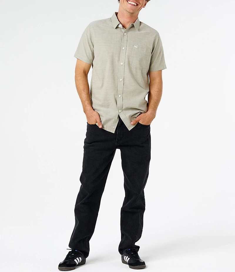 Rip Curl Classic Surf Ourtime Short Sleeve Woven Shirt