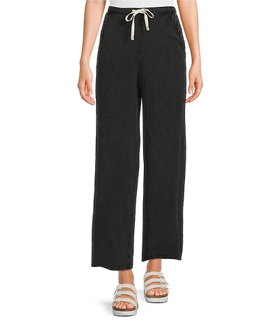 Rip Curl Classic Surf Wide Leg Crepe Poplin Pants