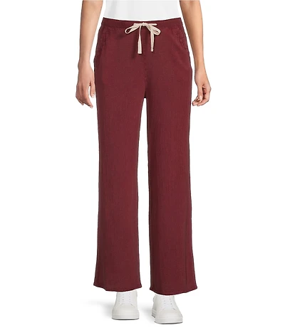 Rip Curl Classic Surf Wide Leg Crepe Poplin Pants