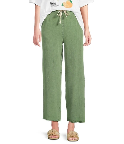 Rip Curl Classic Surf Wide Leg Crepe Poplin Pants