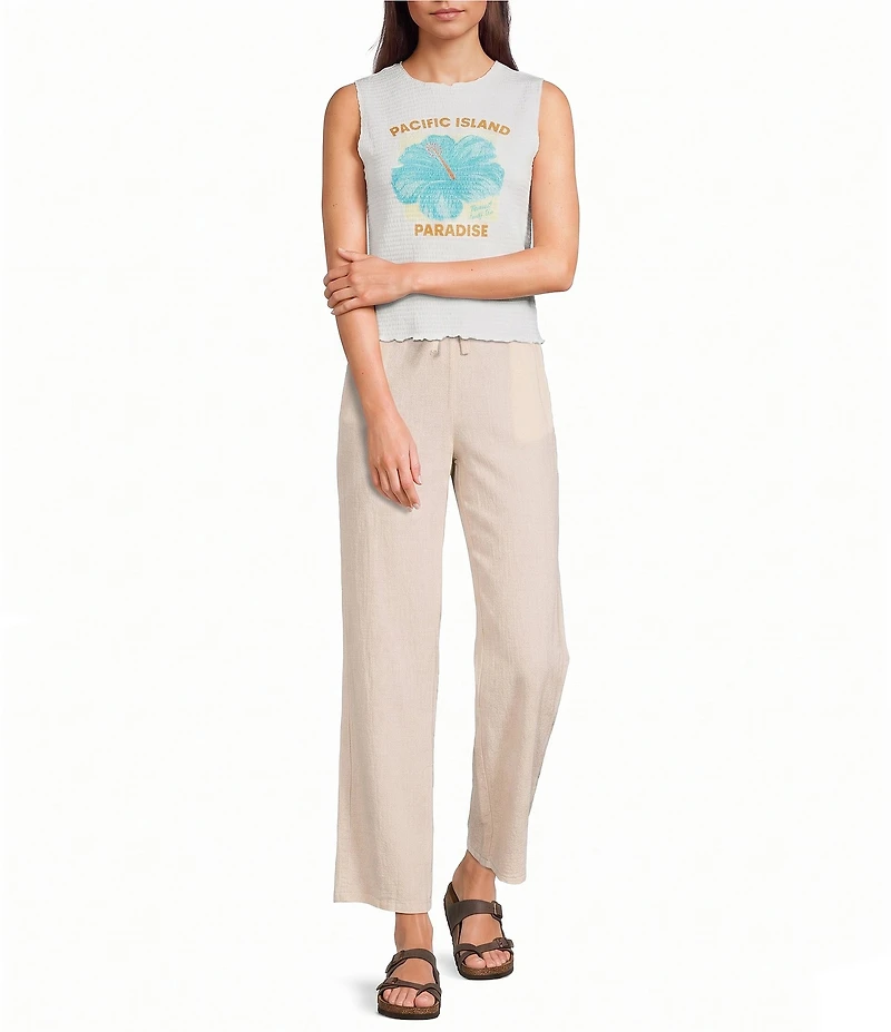 Rip Curl Classic Surf Wide Leg Crepe Poplin Pants