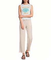 Rip Curl Classic Surf Wide Leg Crepe Poplin Pants