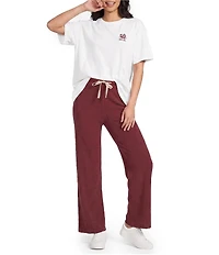 Rip Curl Classic Surf Wide Leg Crepe Poplin Pants