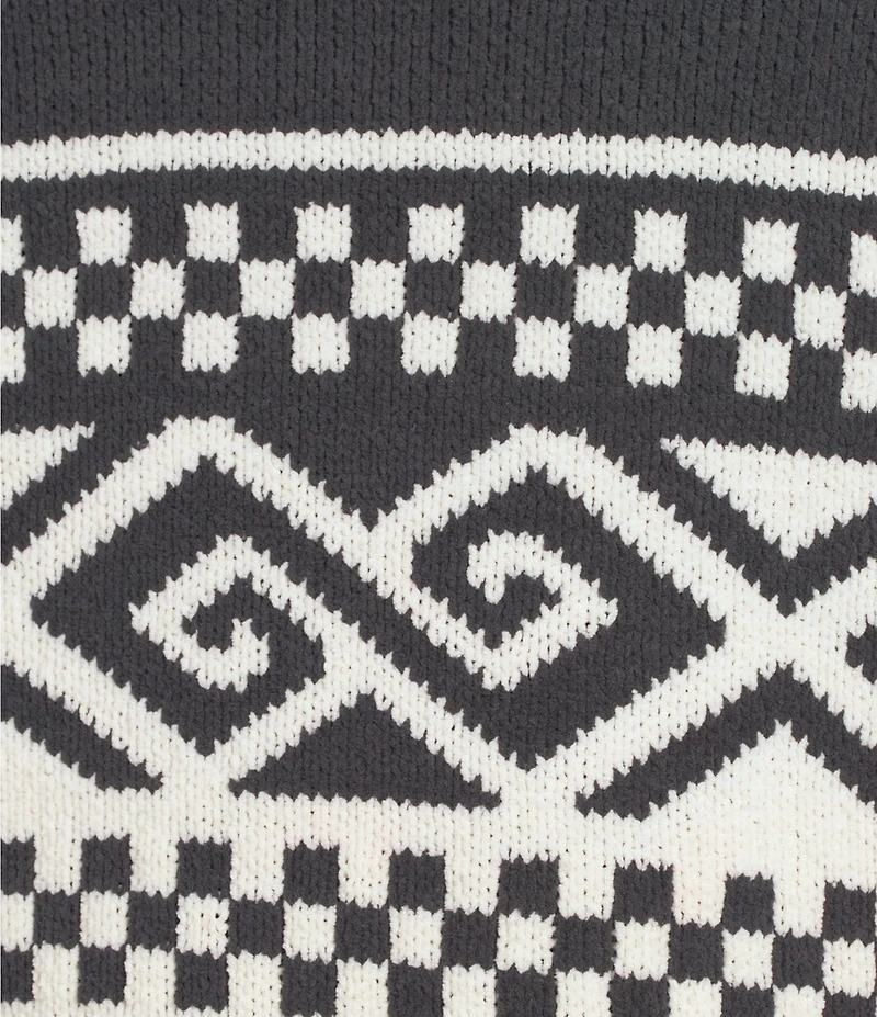 Rip Curl Cosmic Kiss Long Sleeve Mixed-Media Chenille Sweater