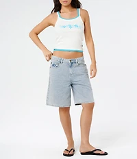 Rip Curl Half Moon Bay Sleeveless Layered-Look Tank Top