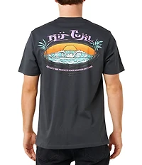 Rip Curl Hazed And Tubed Graphic Relaxed Fit T-Shirt