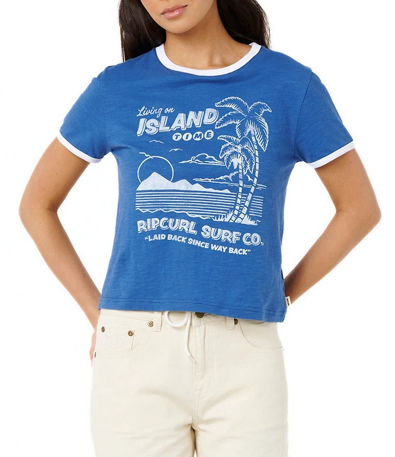 Rip Curl Island Time Short Sleeve Slub T-Shirt