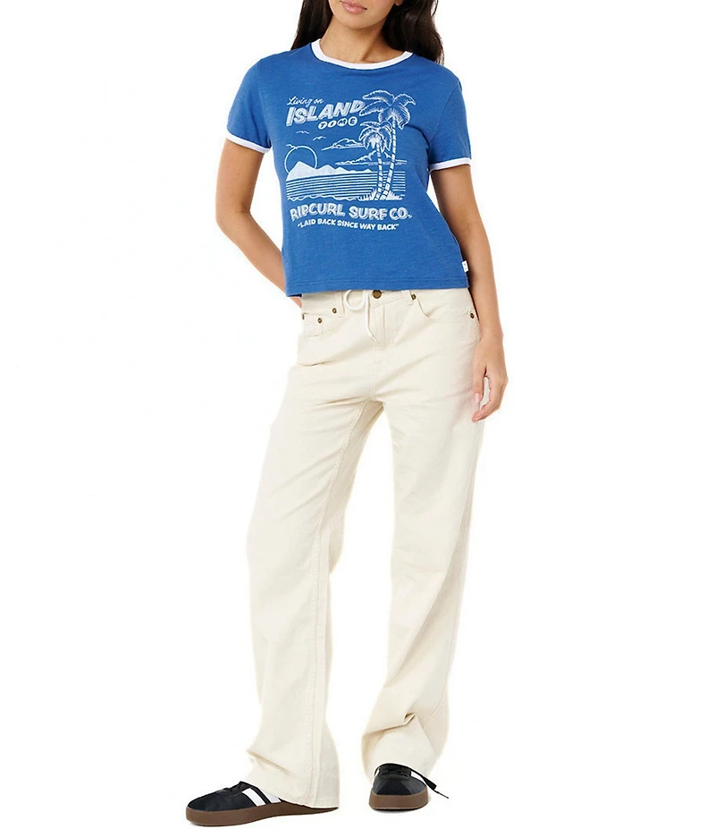 Rip Curl Island Time Short Sleeve Slub T-Shirt