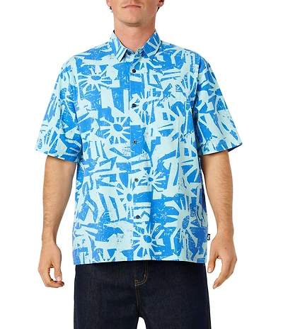 Rip Curl Liquid Trips Mason Short Sleeve Woven Shirt