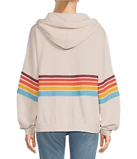 Rip Curl Long Sleeve Surf Revival Relaxed Zip Thru Hoodie