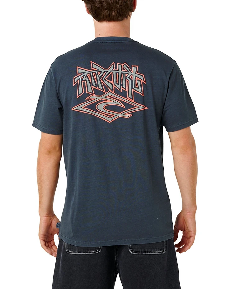 Rip Curl Lquid Trips Arch Relaxed Fit T-Shirt