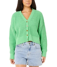 Rip Curl Neon Isles Long Sleeve Solid Cardigan