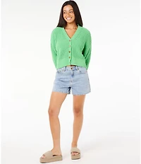 Rip Curl Neon Isles Long Sleeve Solid Cardigan