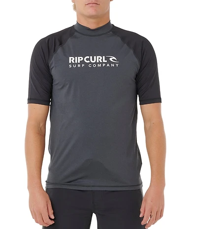 Rip Curl Pacific Rinse Surflite UPF Short Sleeve Rash Shirt